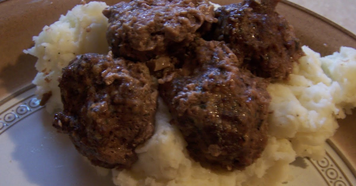 Dutch Oven Madness! Day 258 Herbed Meatballs with Garlic Mashed Potatoes
